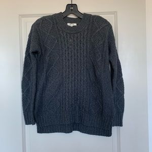 classic cable pullover sweater